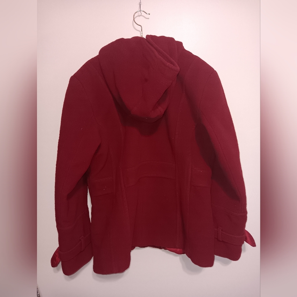 St John's Bay Red Cashmere Coat